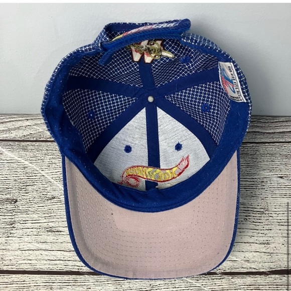 Vintage 1990s Hot Wheels Racing Logo Athletic Hat - Picture 5 of 5